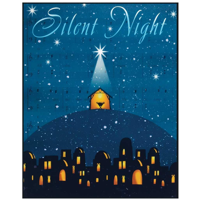 Silent Night (8x10 Plaque)