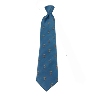 Boys' Light Blue Captain Moroni Zipper Necktie