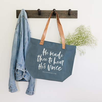 TOFW Hear His Voice Tote Bag, , large