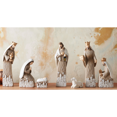 O Night Divine Resin Nativity