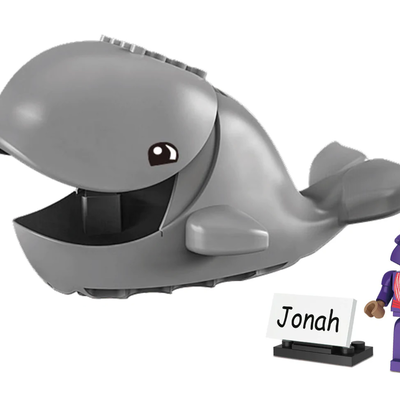 Jonah and the Whale Brick Set