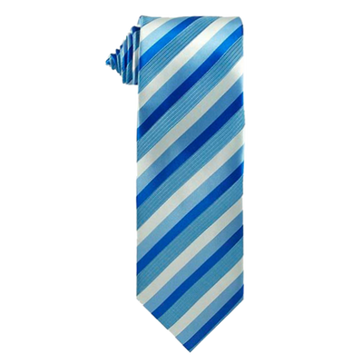 Youth Blue/Blue Stripe Necktie