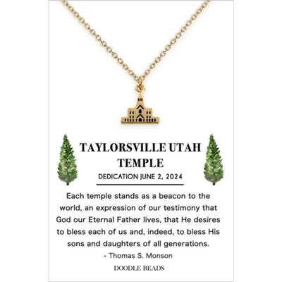 Taylorsville Temple Necklace