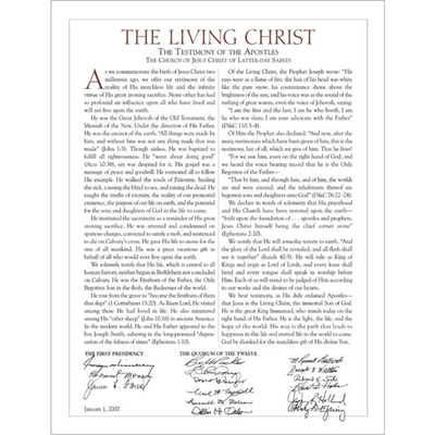 The Living Christ: The Testimony of the Apostles Print