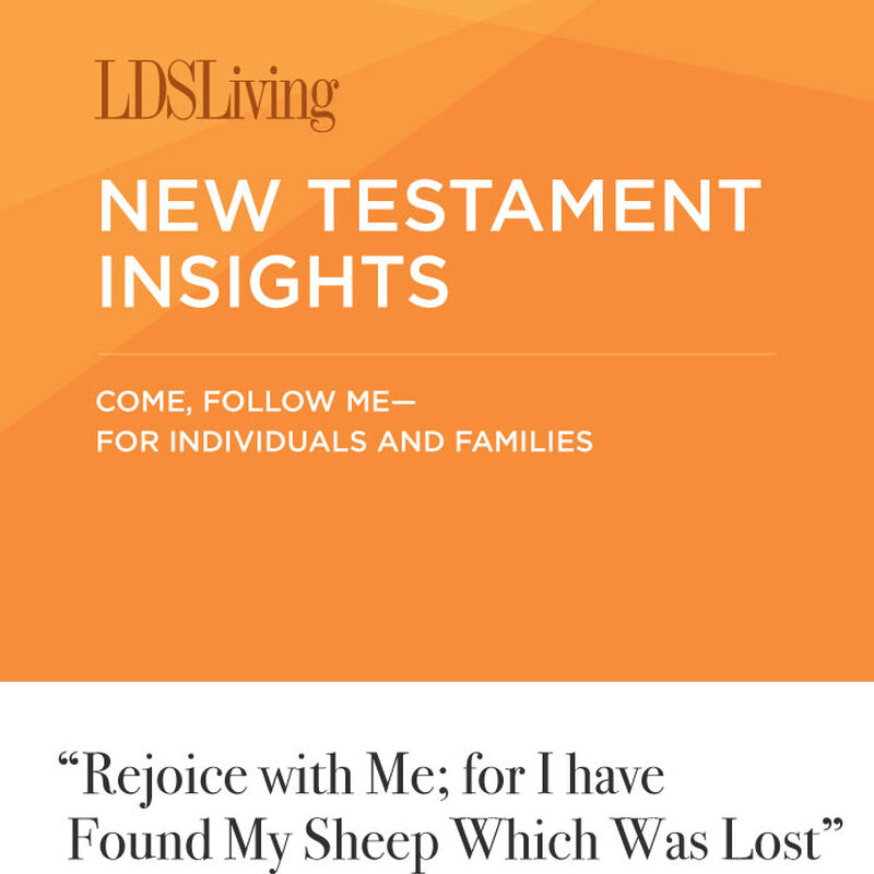 New Testament Insights from Come, Follow Me—For Individuals and Families: Luke 12-17; John 11 · May 6-12, 2019, , large image number 0