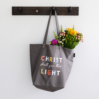 TOFW Christ Shall Give Thee Light Tote Bag, , large