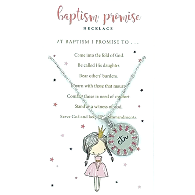 Baptism Promise Pendant Necklace