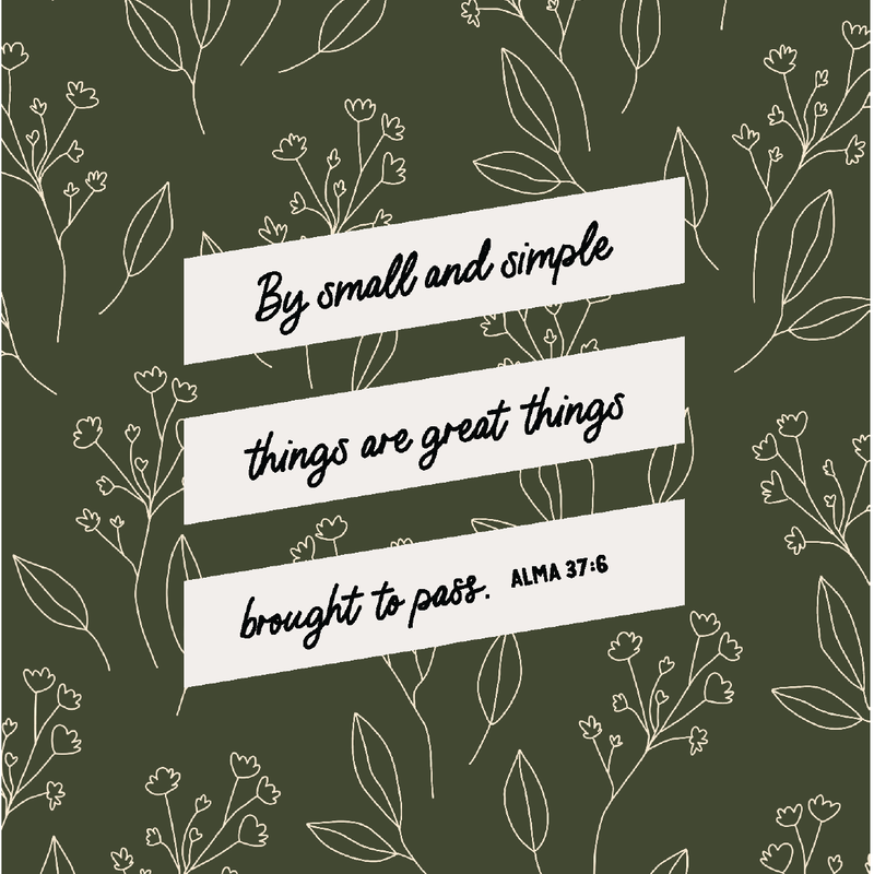 By Small and Simple Things Print, , large image number 0