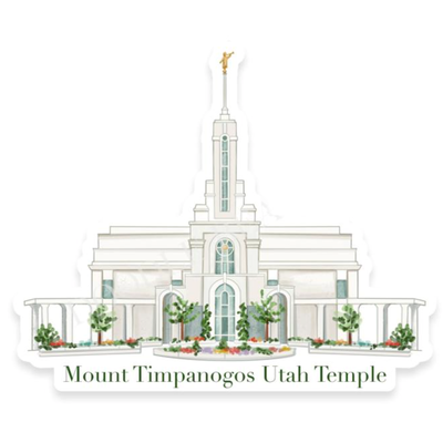 Mt Timpanogos Temple Sticker