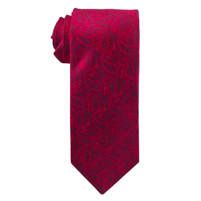 Youth Red Paisley Angel Moroni Necktie