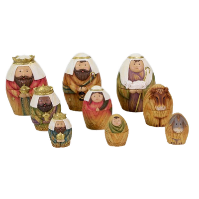 Nesting Nativity Dolls