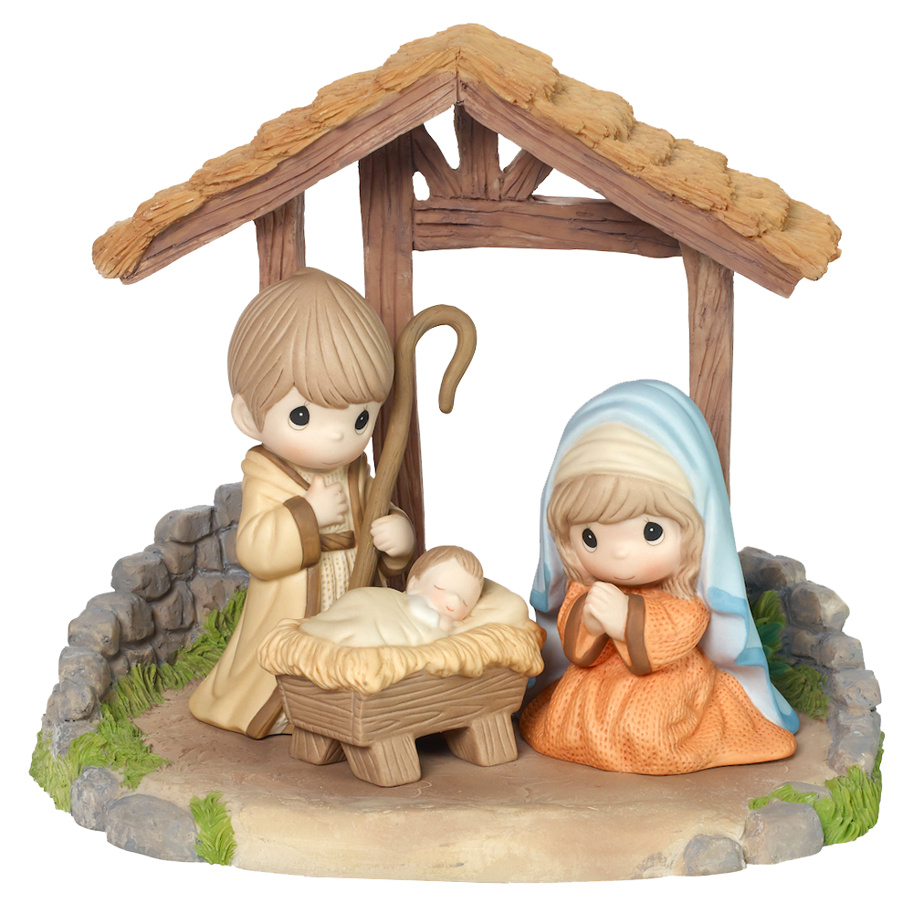 Precious Moments - Come Let Us Adore Him -1986 Nativity 9 Piece 1986 orders